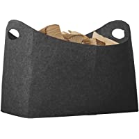 Los mejores  - Rubberneck Cesta de leña- fieltro- multiusos- dimensiones 54 x 39 x 30 cm (Antracite)